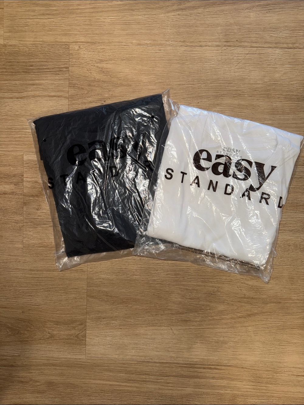 easy standard Logo Tee Pack — Black & White long sleeve tops